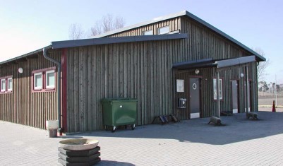 Omklädningshuset, östergavel